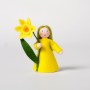 bloemenkind narcis met bloem in hand